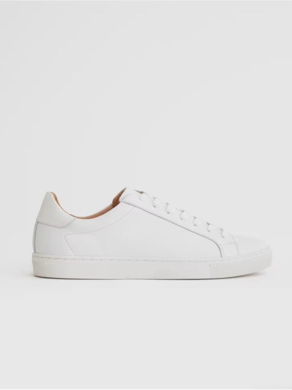 Women’s Minimal White Leather Sneakers